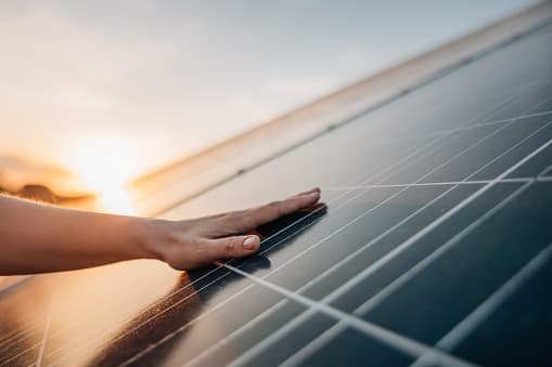 Solar panels on an Auckland home